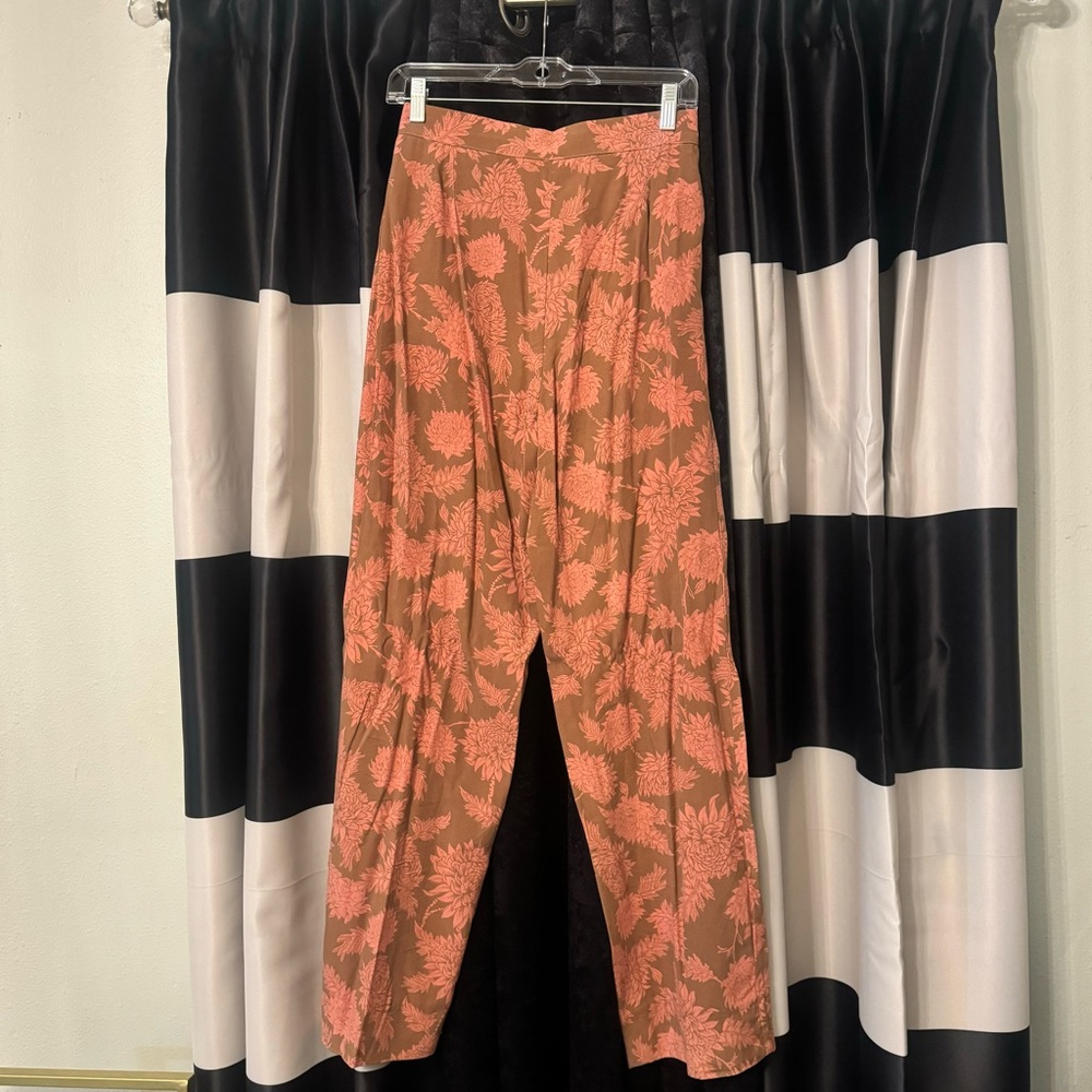 NOVELLA ROYALE SILK MORGAN TROUSERS - Picture 3 of 8